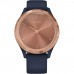 Смарт-годинник Garmin Vivomove 3s Rose Gold Stainless Steel Bezel w. Navy and Silicone B. (010-02238-03)