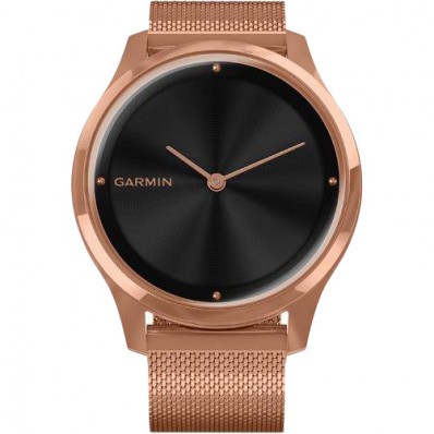 Смарт-годинник Garmin Vivomove Luxe 18K Rose Gold PVD Stainless Steel w. Rose Gold Milanese B. (010-02241-04)