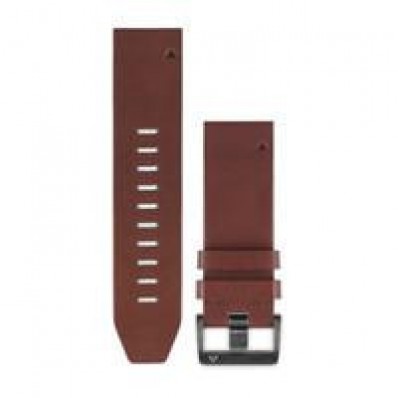 ремінець Garmin fenix 5 22mm QuickFit Brown Leather Band (010-12496-05)