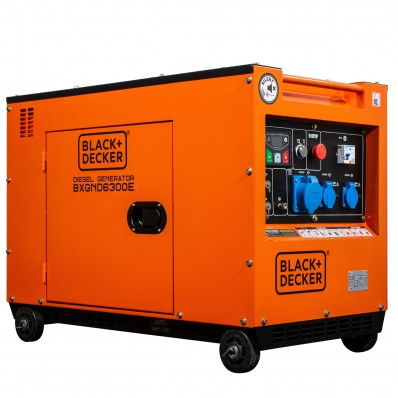 Дизельний генератор Black+Decker BXGND6300E