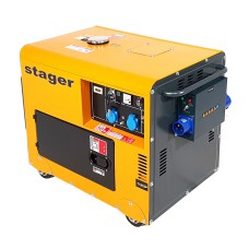 Дизельний генератор Stager DG5500S + ATS