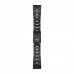 ремінець Garmin Ремінець для Fenix 6 22 QuickFit Vented Titanium Bracelet with Carbon Gray DLC Coating bands (010-12