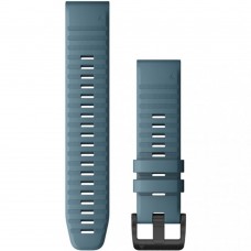 ремінець Garmin Ремешок для Fenix 6 22mm QuickFit Lakeside Blue Silicone bands (010-12863-03)