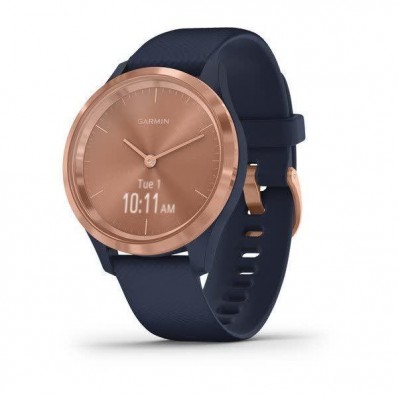 Смарт-годинник Garmin vivomove 3S Sport Blue-Gold Silicone (010-02238-23)