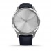 Смарт-годинник Garmin vivomove Luxe Silver-Blue Leather (010-02241-20)