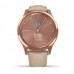 Смарт-годинник Garmin vivomove Luxe Rose Gold-Beige Leather (010-02241-21)