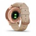 Смарт-годинник Garmin vivomove Luxe Rose Gold-Beige Leather (010-02241-21)