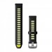 ремінець Garmin Ремінець для Forerunner 265s Black/Amp Yellow with Slate Hardware 18mm