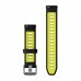 ремінець Garmin Ремінець для Forerunner 265s Black/Amp Yellow with Slate Hardware 18mm