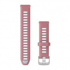 ремінець Garmin Ремінець для Forerunner 265s Pink/Whitestone with Silver Hardware 18mm