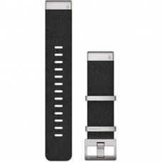 ремінець Garmin Ремінець QuickFit 22 Watch Bands Jacquard-weave Nylon Strap – Black (010-12738-21)