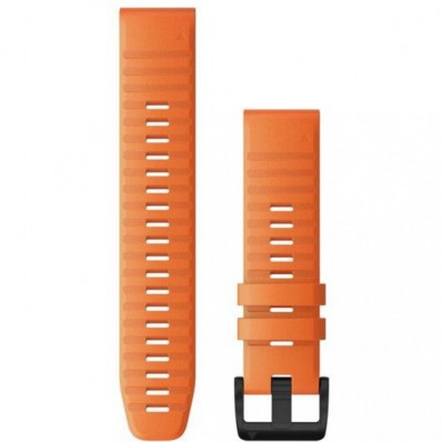 ремінець Garmin Ремешок для Fenix 6 22mm QuickFit Ember Orange Silicone bands (010-12863-01)