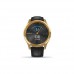 Смарт-годинник Garmin vivomove Luxe Pure Gold-Black Leather (010-02241-22)
