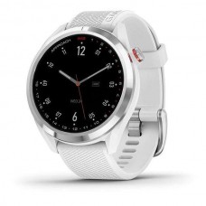 Смарт-годинник Garmin Approach S42 Polished Silver with White Band (010-02572-01/11)