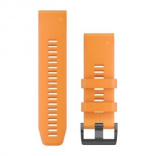 ремінець Garmin Ремешок для Fenix 5X Plus 26mm QuickFit Spark Orange Silicone (010-12741-03)