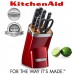 Набір ножів на підставці KitchenAid Seria Professional KKFMA07CA