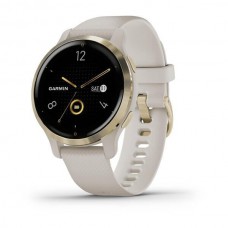 Смарт-годинник Garmin Venu 2S Light Gold Stainless Steel Bezel with Light Sand Case and Silicone Band (010-02429-01/11)