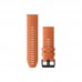 ремінець Garmin Ремешок для Fenix 6x 26mm QuickFit Ember Orange Silicone bands (010-12864-01)